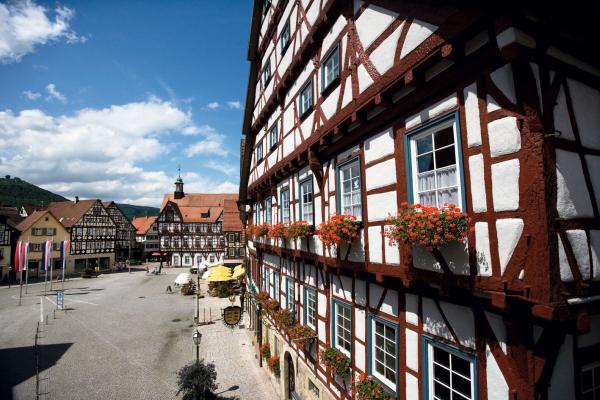 Historische Innenstadt mit Fachwerkhäusern 