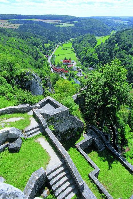 Erlebnisse Ausflugsziele Großes Lautertal Blick ins Tal 2