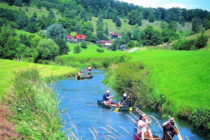 Erlebnisse Ausflugsziele Großes Lautertal Bootsfahrt auf der Lauter 1