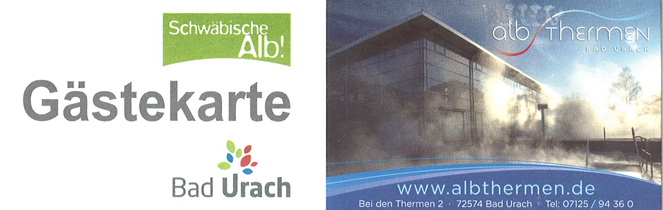 Praktische Infos Gästekarte